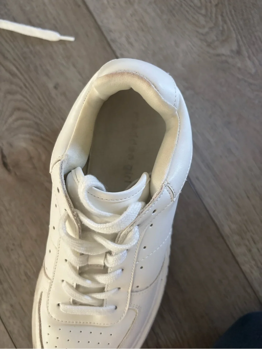 Madden Girl White Platform Sneakers